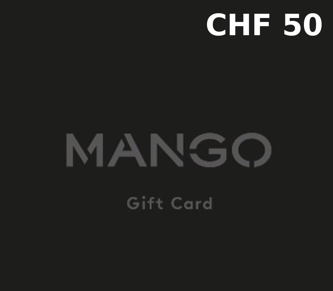 

Mango CHF 50 Gift Card CH