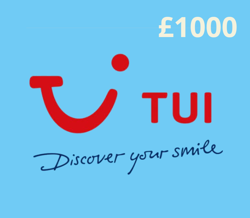 TUI GBP 1000 Gift Card