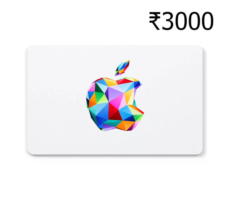 

Apple INR 3000 Gift Card IN