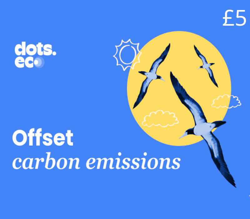 

Dots.eco - Offset Carbon Emissions GPB 5 Gift Card UK