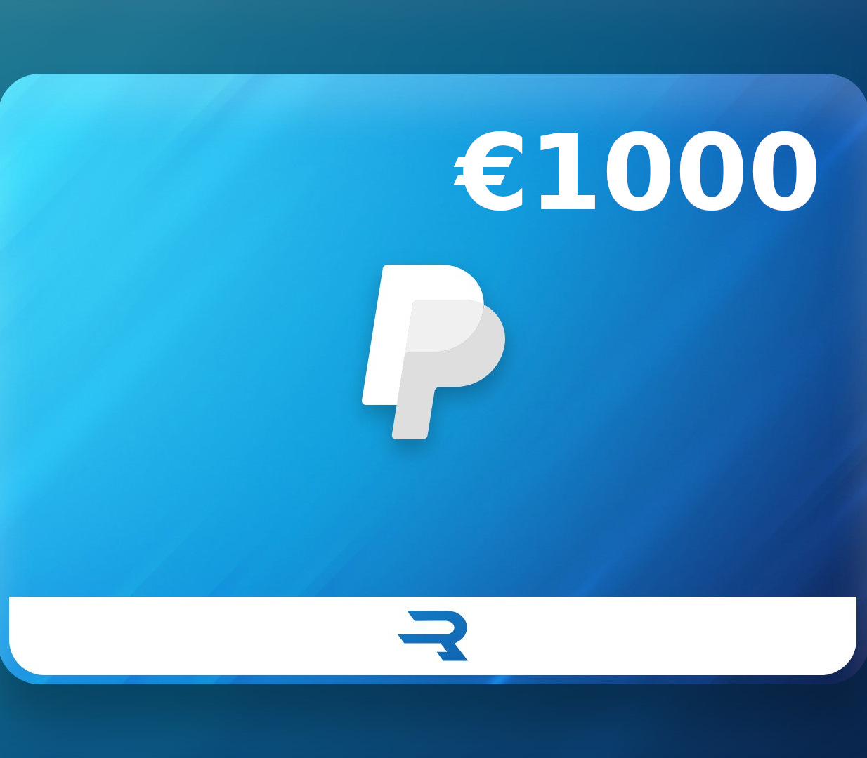 

Rewarble PayPal EUR 1000 Gift Card EU