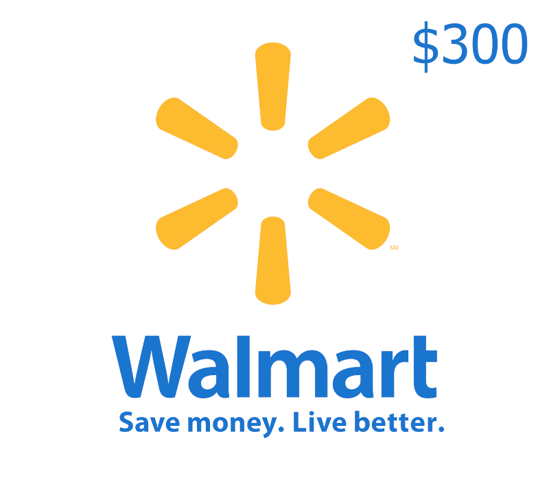 

Walmart USD 300 Gift Card US