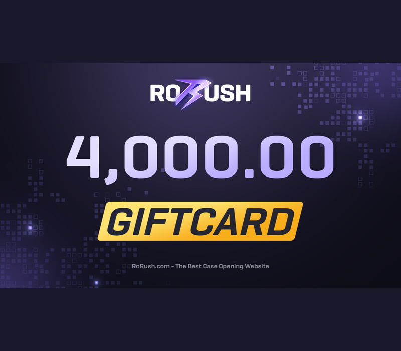 

RORUSH 4000 Balance Gift Card