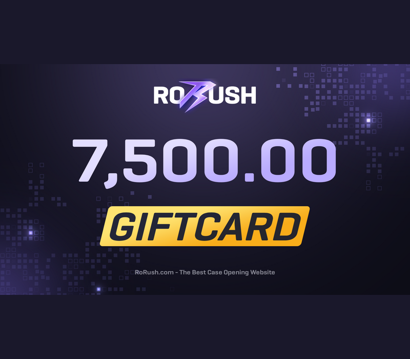 

RORUSH 7500 Balance Gift Card