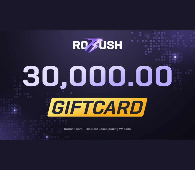 

RORUSH 30000 Balance Gift Card