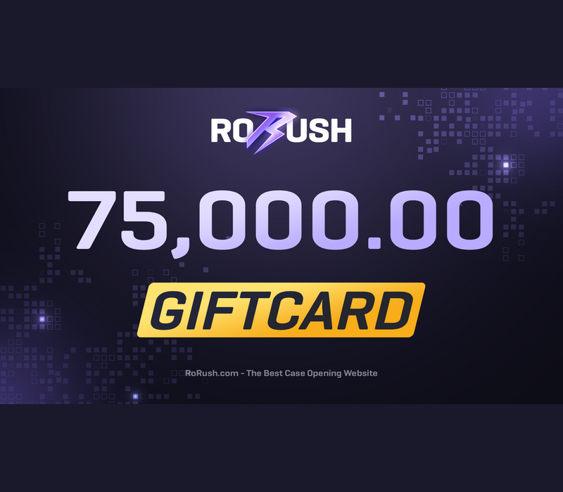 

RORUSH 75000 Balance Gift Card