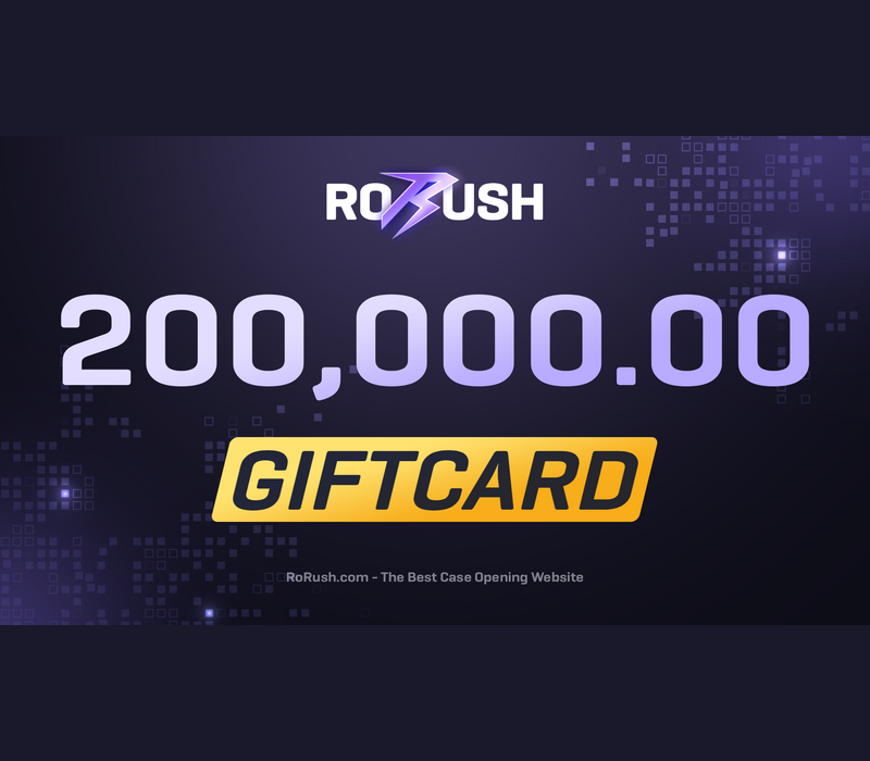 

RORUSH 200000 Balance Gift Card