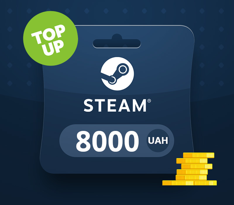 

Steam UAH 8000 Top Up UA