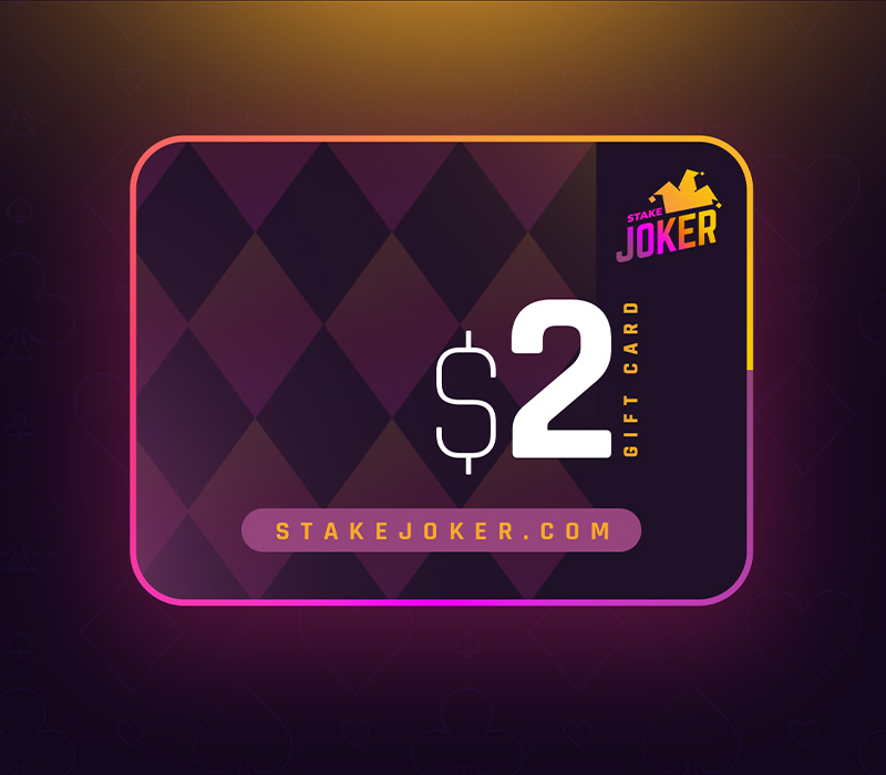 

StakeJoker $2 Gift Card