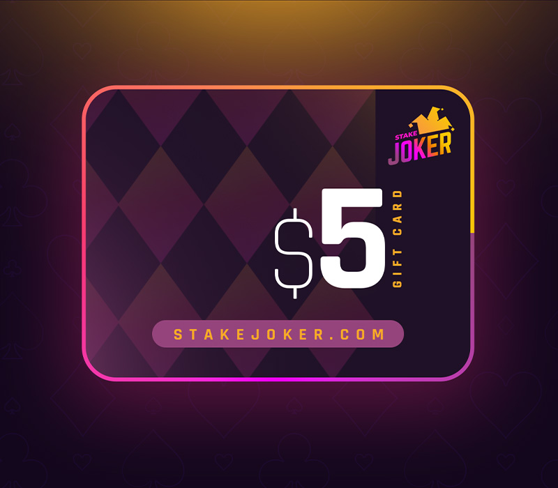 

StakeJoker $5 Gift Card