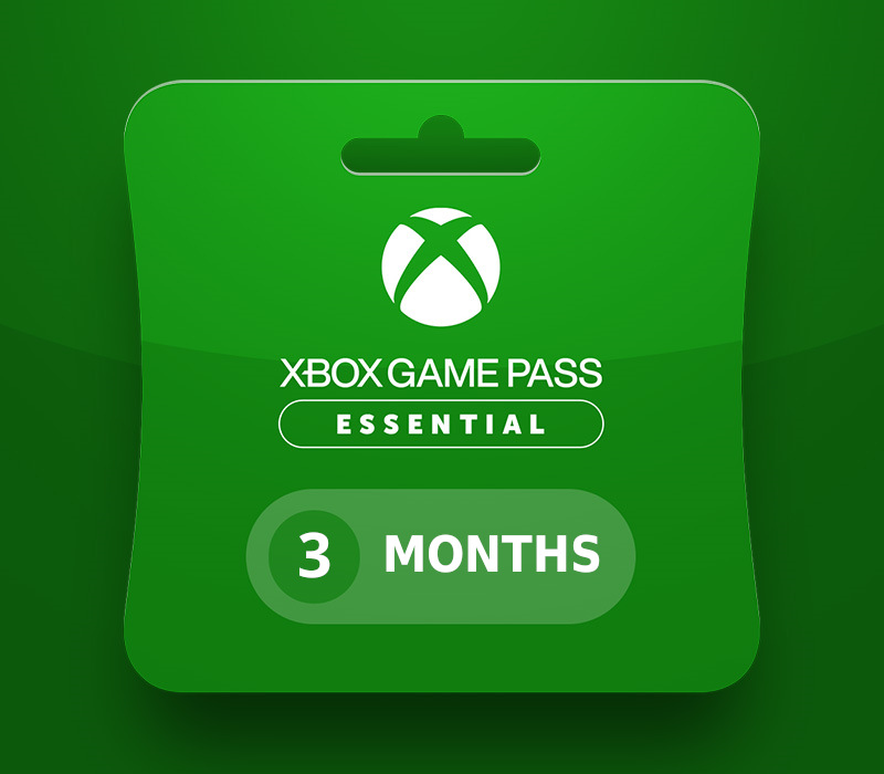 

XBOX Game Pass Essential - 3 Month Subscription Card DK