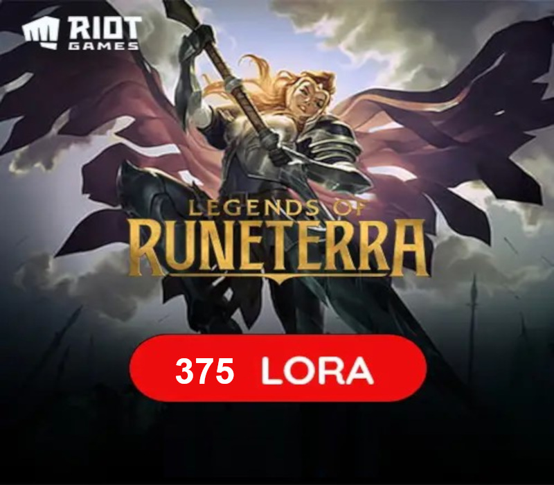 

Legends of Runeterra 375 LoRa Gift Card TR