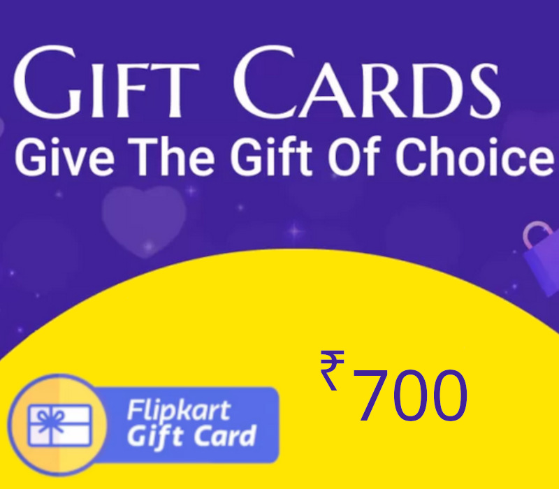 

Flipkart INR 700 Gift Card IN