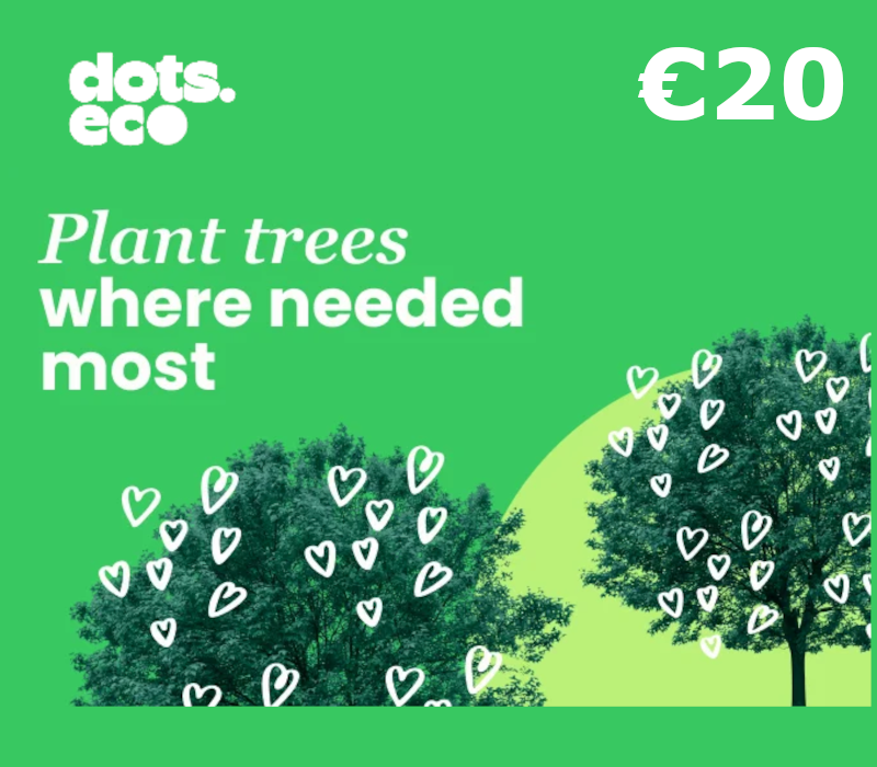 

Dots.eco - Plant Trees Where Needed The Most EUR 20 Gift Card FR