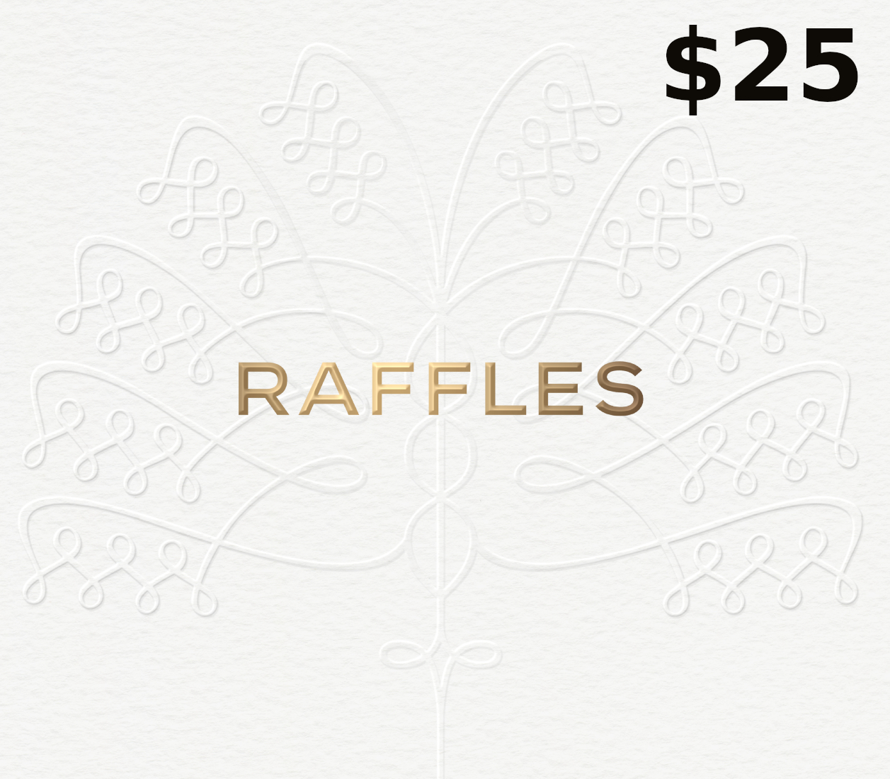 

Raffles Hotels & Resorts USD 25 Gift Card US