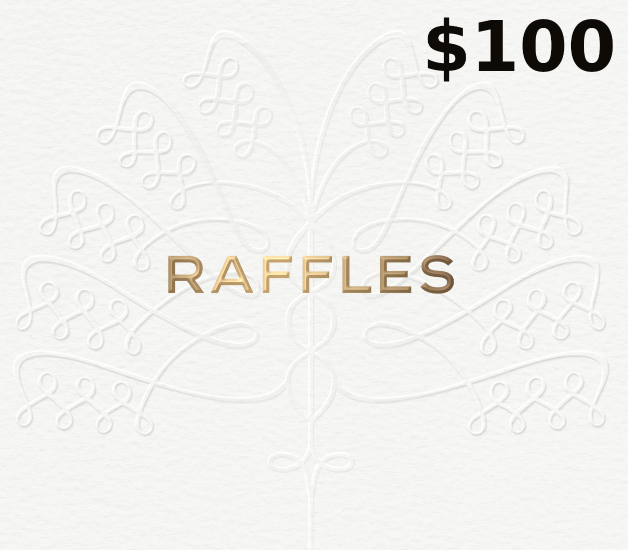 

Raffles Hotels & Resorts USD 100 Gift Card US