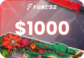 FUNCS2 1000 Fun Coins Gift Card screenshot 1