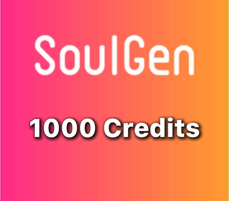 

SoulGen - 1000 Credits Package