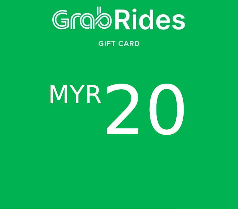 

Grab Rides MYR 20 Gift Card MY