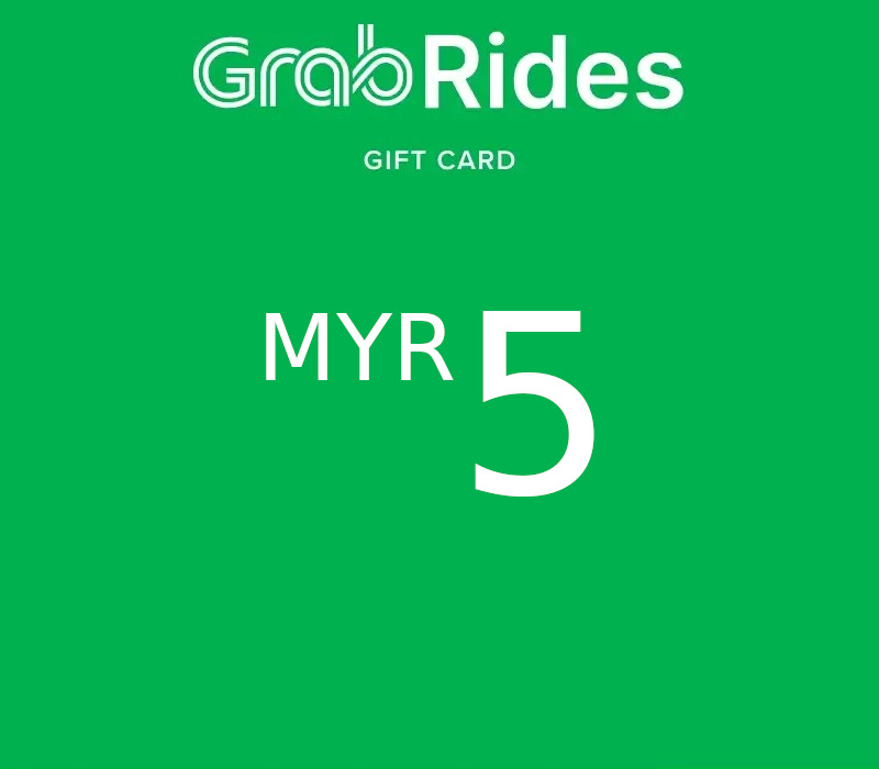 

Grab Rides MYR 5 Gift Card MY