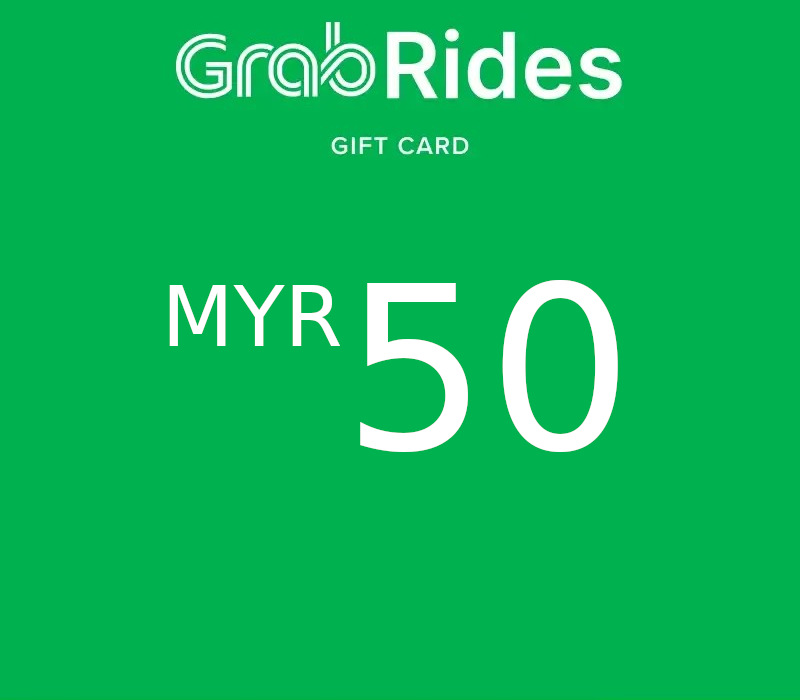

Grab Rides MYR 50 Gift Card MY