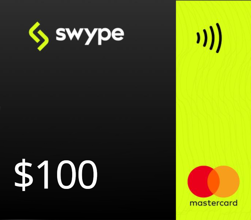 

Swype Mastercard USD 100 Gift Card