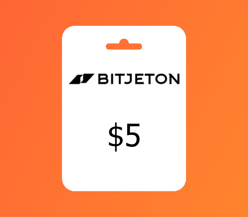 BitJeton Crypto USD 5 Gift Card