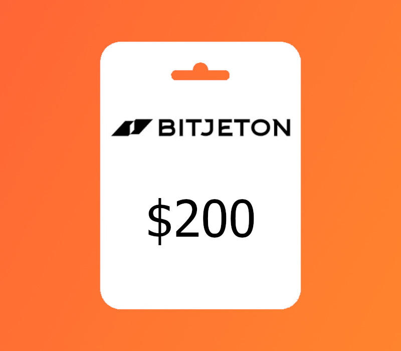 

BitJeton Crypto USD 200 Gift Card