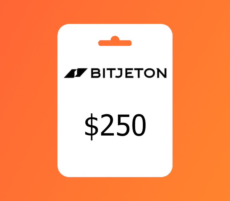 

BitJeton Crypto USD 250 Gift Card