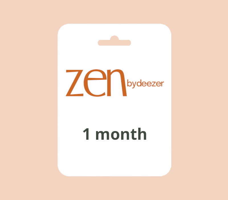 Zen By Deezer 1 Hónap Előfizetés FR