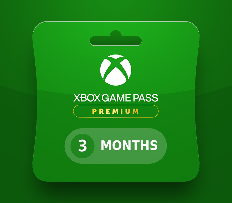 

XBOX Game Pass Premium - 3 Month Subscription Card TR