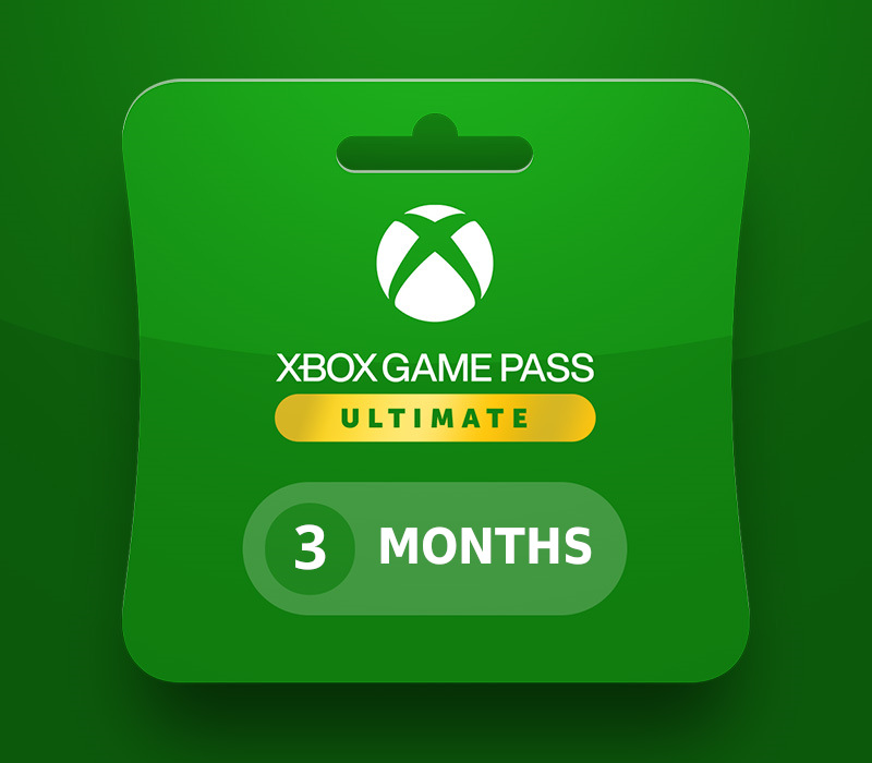 

Xbox Game Pass Ultimate - 3 Month Subscription Card CA