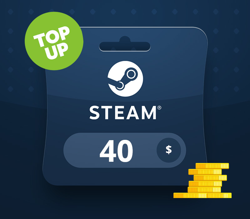 

Steam USD 40 Top Up CIS