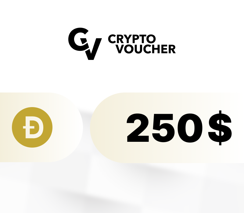 

Crypto Voucher (DOGE) USD 250 Gift Card