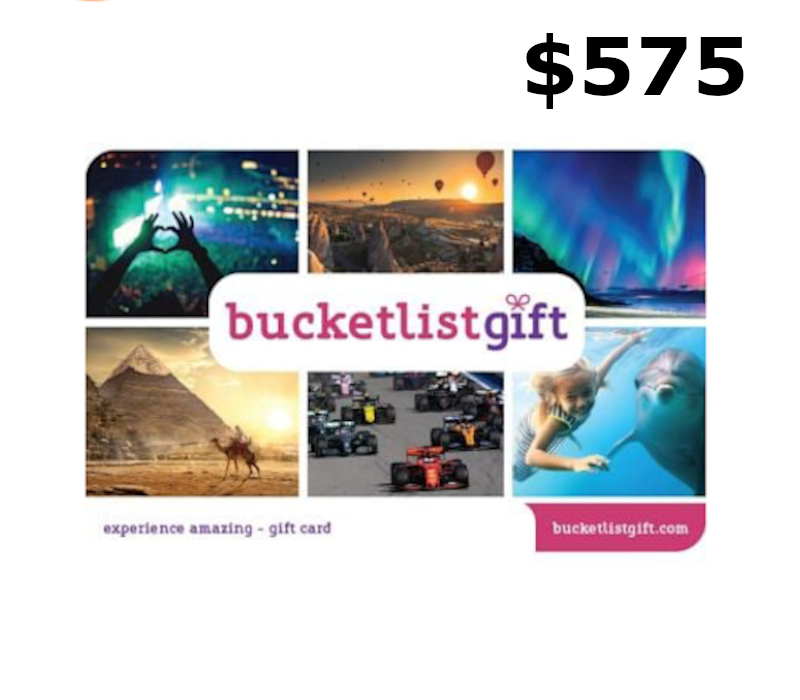 

BucketlistGift USD 575 Gift Card US