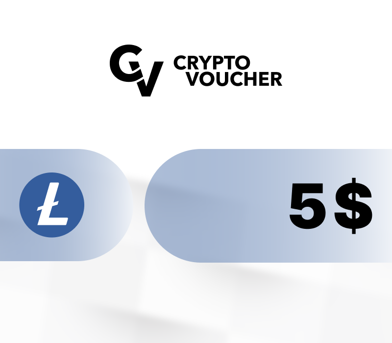 

Crypto Voucher (LTC) USD 5 Gift Card