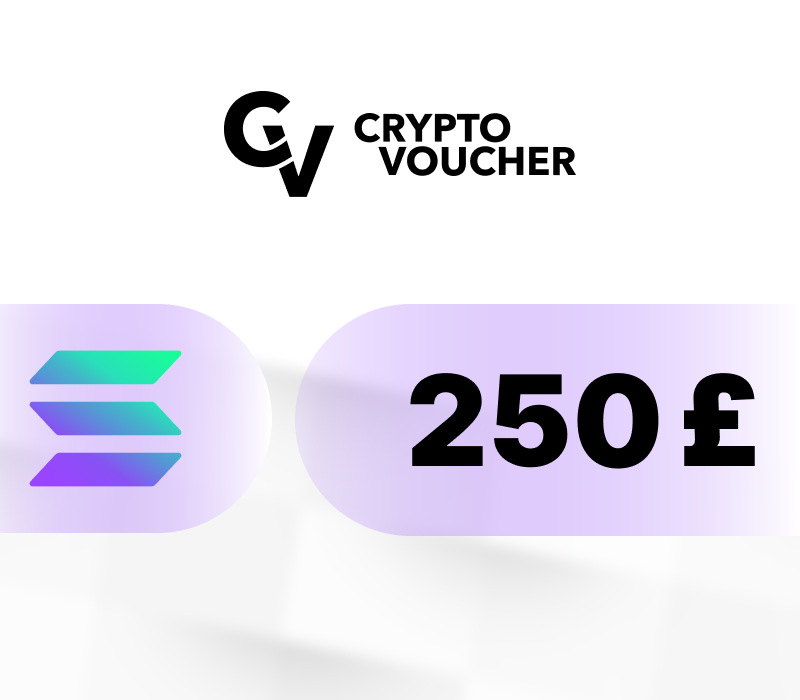 

Crypto Voucher (SOL) GBP 250 Gift Card