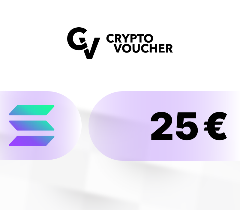 

Crypto Voucher (SOL) EUR 25 Gift Card