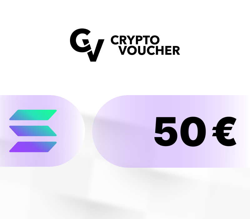 

Crypto Voucher (SOL) EUR 50 Gift Card