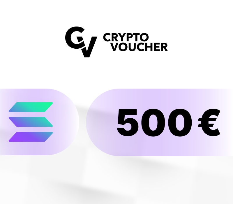 

Crypto Voucher (SOL) EUR 500 Gift Card