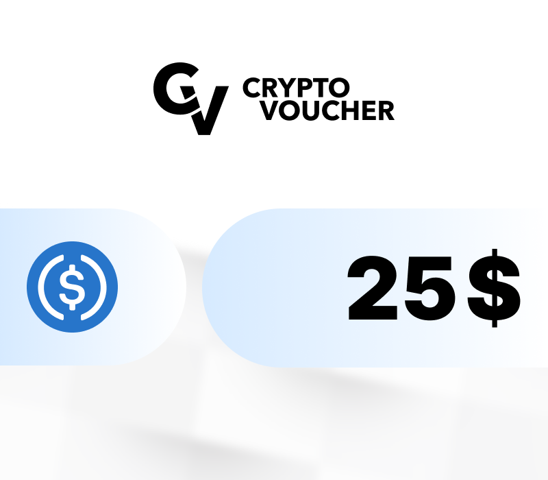 

Crypto Voucher (USDC) USD 25 Gift Card