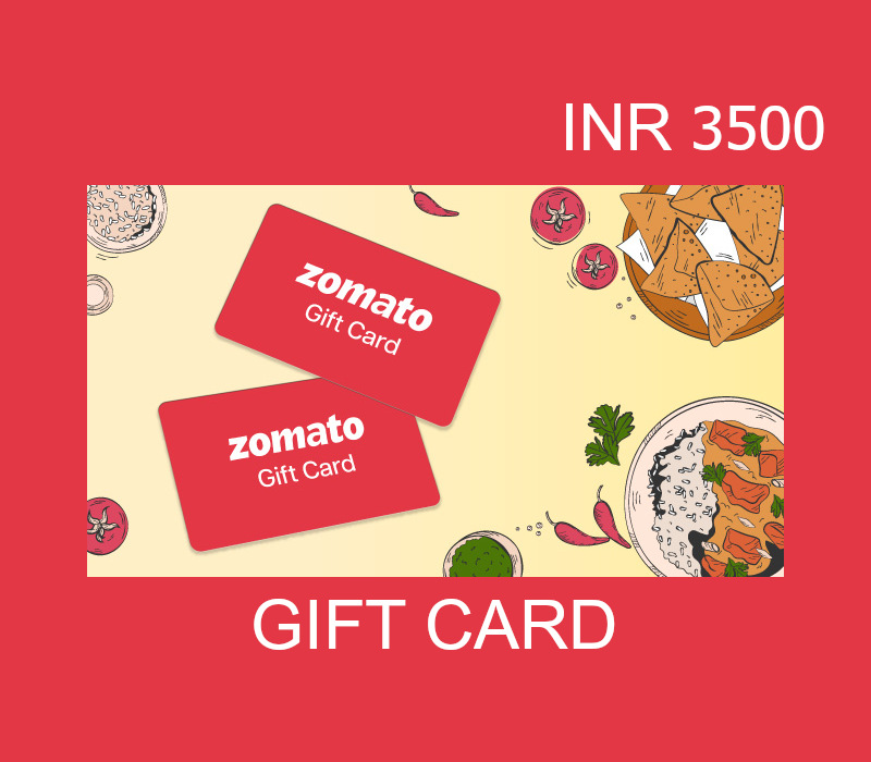 

Zomato INR 3500 Gift Card IN