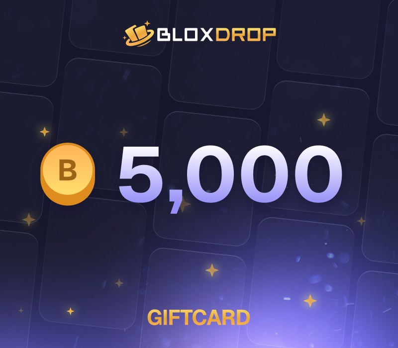 

BloxDrop 5,000 Coins Gift Card