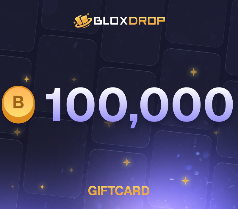 

BloxDrop 100,000 Coins Gift Card