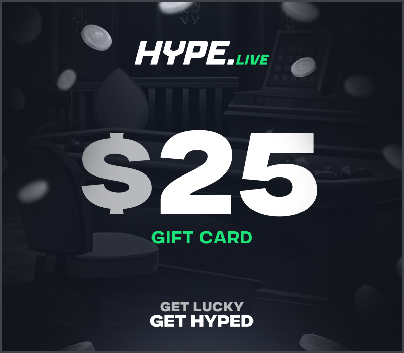 

Hype.Live $25 Gift Card