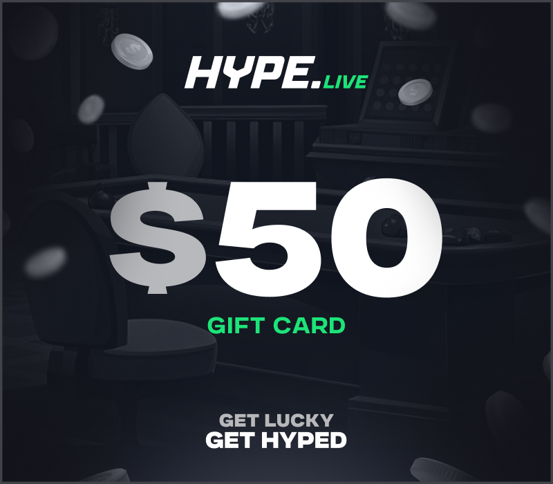 

Hype.Live $50 Gift Card