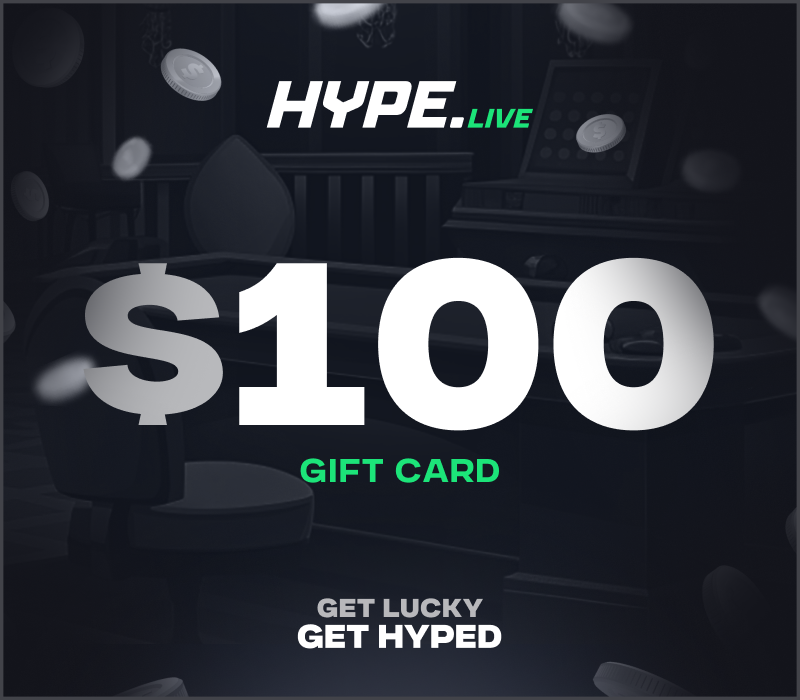 

Hype.Live $100 Gift Card