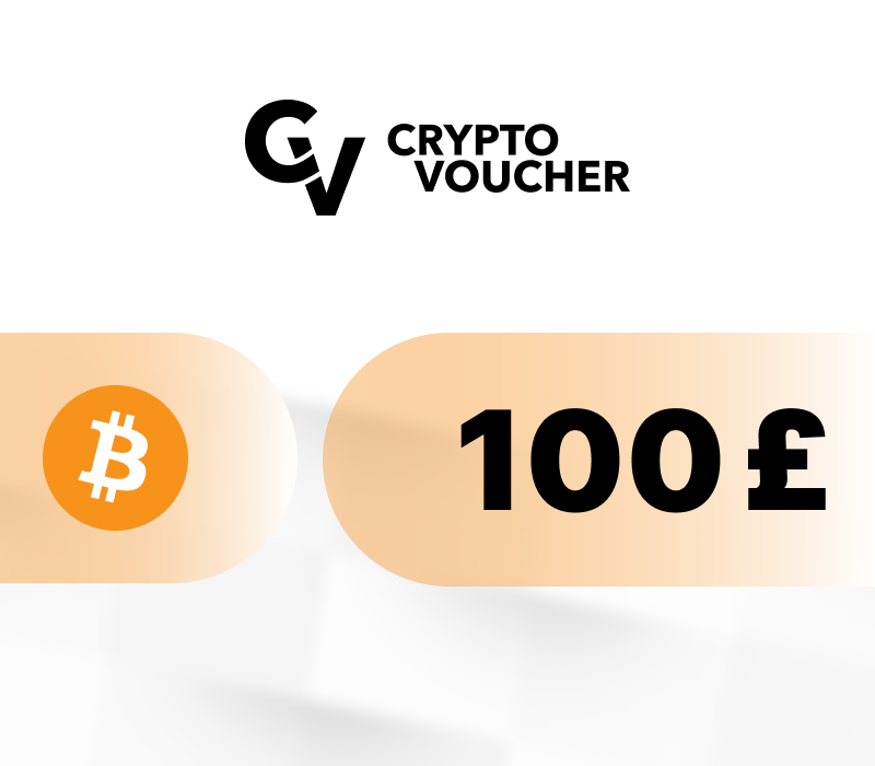 

Crypto Voucher (BTC) GBP 100 Gift Card
