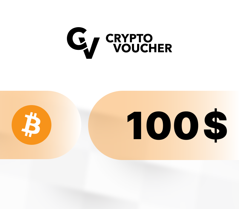 

Crypto Voucher (BTC) USD 100 Gift Card