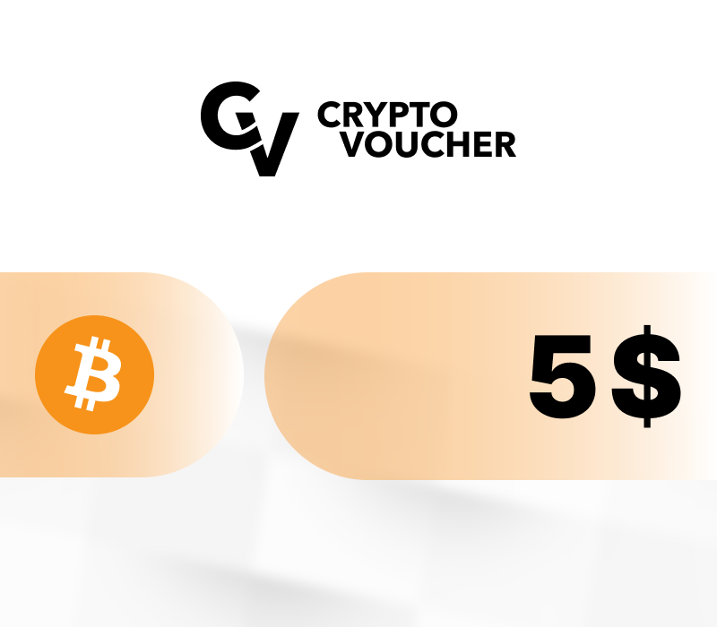 

Crypto Voucher (BTC) USD 5 Gift Card